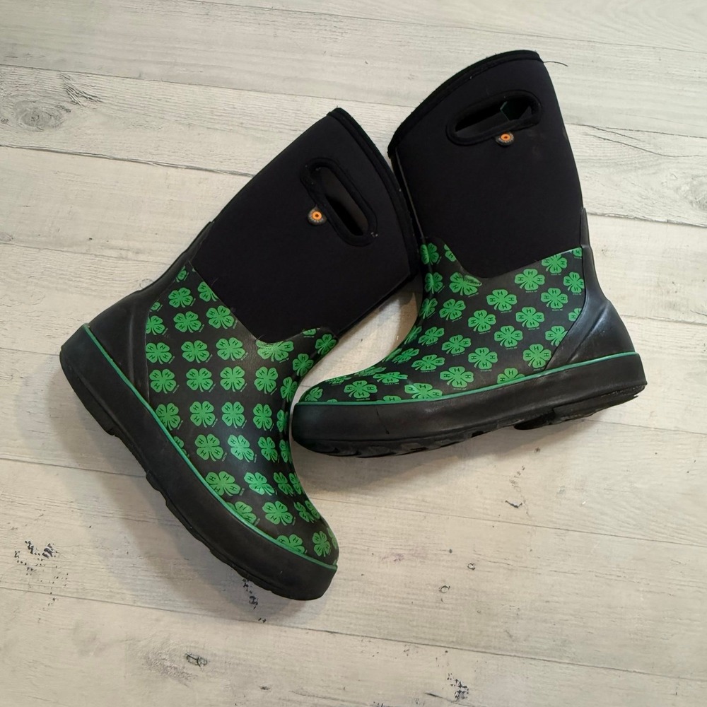 BOGS kids shamrock 4H snow boots youth size 2